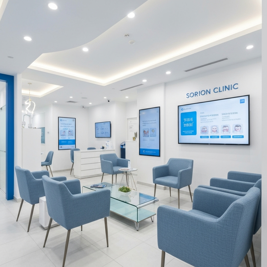 Modern dental clinic with digital booking system